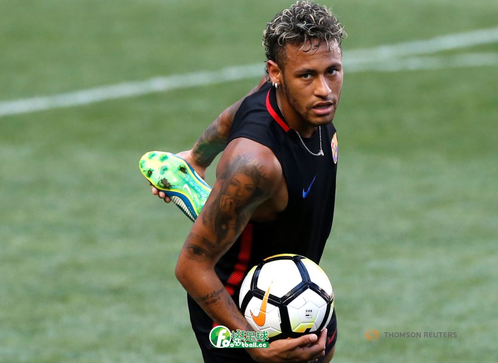巴西明星前鋒內馬爾（Neymar）