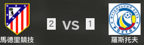 馬德里競技VS羅斯托夫