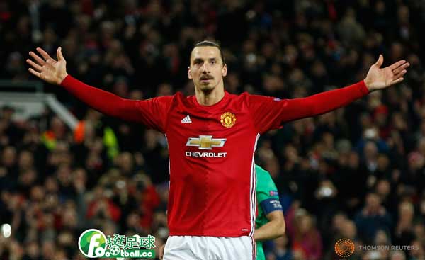 曼聯神鋒Zlatan Ibrahimovic