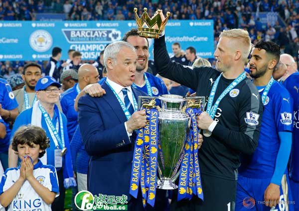 萊切斯特城總教練Claudio Ranieri