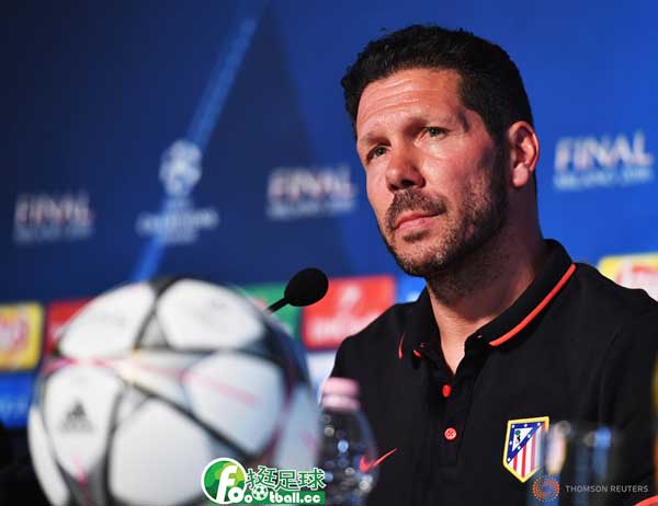 馬德里競技的總教練Diego Simeone