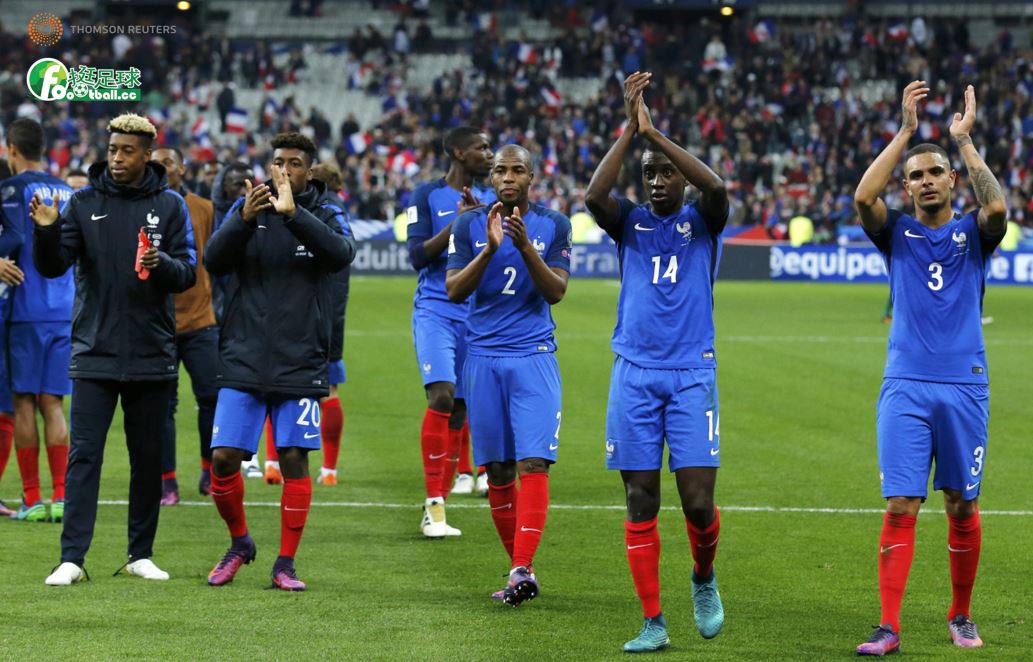 法國隊 4:1 勝保加利亞
